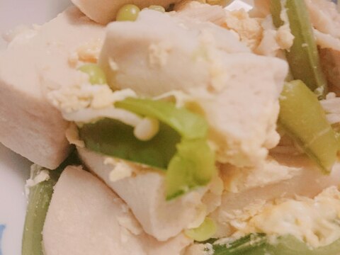 高野豆腐の玉子とじ